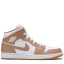 Tênis Air Jordan 1 Mid Tan Gum