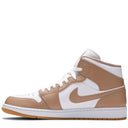 Tênis Air Jordan 1 Mid Tan Gum