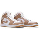 Air Jordan 1 Mid Tan Gum