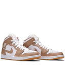 Tênis Air Jordan 1 Mid Tan Gum