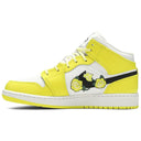 Air Jordan 1 Mid SE Rose Patch Dynamic Yellow (GS)