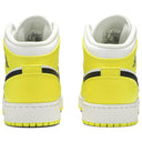 Air Jordan 1 Mid SE Rose Patch Dynamic Yellow (GS)