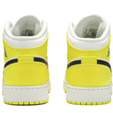 Tênis Air Jordan 1 Mid SE Rose Patch Dynamic Yellow (GS)