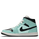 Tênis Air Jordan 1 Mid Aqua Black (Wmns)