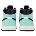 Air Jordan 1 Mid Aqua Black (Wmns)