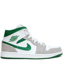 Tênis Air Jordan 1 Mid SE Grey Pine Green