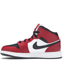 Tênis Air Jordan 1 Mid Chicago Black Toe (GS)