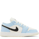 Tênis Air Jordan 1 Low Ice Blue Black (GS)
