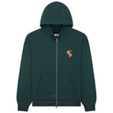 Moletom Aimé Leon Dore x Porsche Com Zíper Verde Escuro