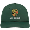 Boné Aimé Leon Dore x Porsche Logo Nylon Verde Escuro