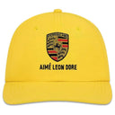 Boné Aimé Leon Dore x Porsche Logo Nylon Amarelo