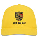 Boné Aimé Leon Dore x Porsche Logo Nylon Amarelo