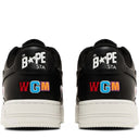 Tênis Bapesta Low Shark PACK Black