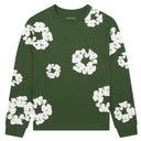 Camiseta Denim Tears Cotton Wreath Manga Longa Verde