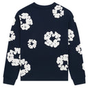Camiseta Denim Tears Cotton Wreath Manga Longa Marinho