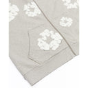 Moletom Denim Tears The Cotton Wreath Com Zíper Cinza