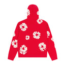Moletom Denim Tears The Cotton Wreath Com Zíper Vermelho