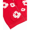 Moletom Denim Tears The Cotton Wreath Com Zíper Vermelho