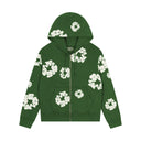 Moletom Denim Tears The Cotton Wreath Com Zíper Verde