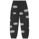 Calça de Moletom Denim Tears x Corteiz Cotton Wreath Preta