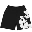 Shorts Bermuda de Moletom Denim Tears Big Cotton Wreath Preta
