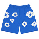 Bermuda de Moletom Denim Tears Cotton Wreath Azul