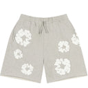 Shorts Bermuda de Moletom Denim Tears Cotton Wreath Cinza