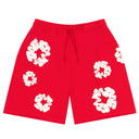 Bermuda de Moletom Denim Tears Cotton Wreath Vermelha