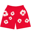 Shorts Bermuda de Moletom Denim Tears Cotton Wreath Vermelha