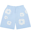 Shorts Bermuda de Moletom Denim Tears Mono Cotton Wreath Azul Claro