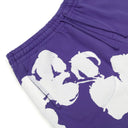 Bermuda de Moletom Denim Tears Big Cotton Wreath Roxa