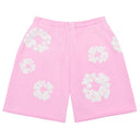 Bermuda de Moletom Denim Tears Mono Cotton Wreath Rosa