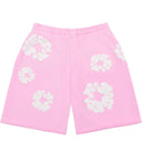 Shorts Bermuda de Moletom Denim Tears Mono Cotton Wreath Rosa
