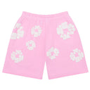 Bermuda de Moletom Denim Tears Mono Cotton Wreath Rosa