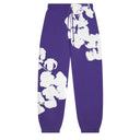 Calça de Moletom Denim Tears Big Cotton Wreath Roxo