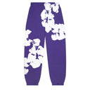 Calça de Moletom Denim Tears Big Cotton Wreath Roxo