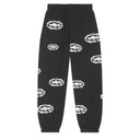 Calça de Moletom Denim Tears x Corteiz Cotton Wreath Preta
