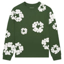 Camiseta Denim Tears Cotton Wreath Manga Longa Verde