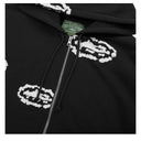 Agasalho Moletom Denim Tears x Corteiz Cotton Wreath Com Zíper Preto