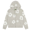 Agasalho Moletom Denim Tears The Cotton Wreath Com Zíper Cinza