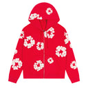 Agasalho Moletom Denim Tears The Cotton Wreath Com Zíper Vermelho