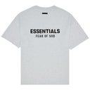 Camiseta Fear Of God Essentials Jersey Crewneck Cinza Claro (Light Heather Grey)