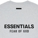 Camiseta Fear Of God Essentials Jersey Crewneck Cinza Claro (Light Heather Grey)