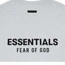 Camiseta Fear Of God Essentials Jersey Crewneck Cinza Claro (Light Heather Grey)