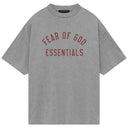 Camiseta Fear Of God Essentials Jersey Crewneck Cinza Escuro (Dark Heather)
