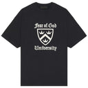 Camiseta Fear Of God Essentials Heavy Crewneck Preto (Black)