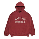 Agasalho Moletom Fleece Fear Of God Essentials Vermelho Escuro (Crimson)