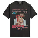 Camiseta Kith x Capcom Ryu Champion Edition Vintage Preta