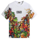 Camiseta Marvel vs. Capcom x Kith New Age Of Heroes All-Over Printed Branca