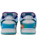Tênis Futura Laboratories x Nike SB Dunk Low Bleached Aqua